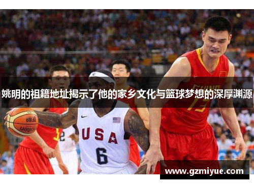 姚明的祖籍地址揭示了他的家乡文化与篮球梦想的深厚渊源